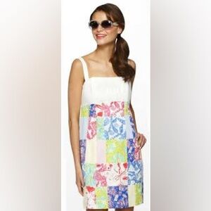 Lilly Pulitzer Yesenia Colorful Patchwork Mini Dress